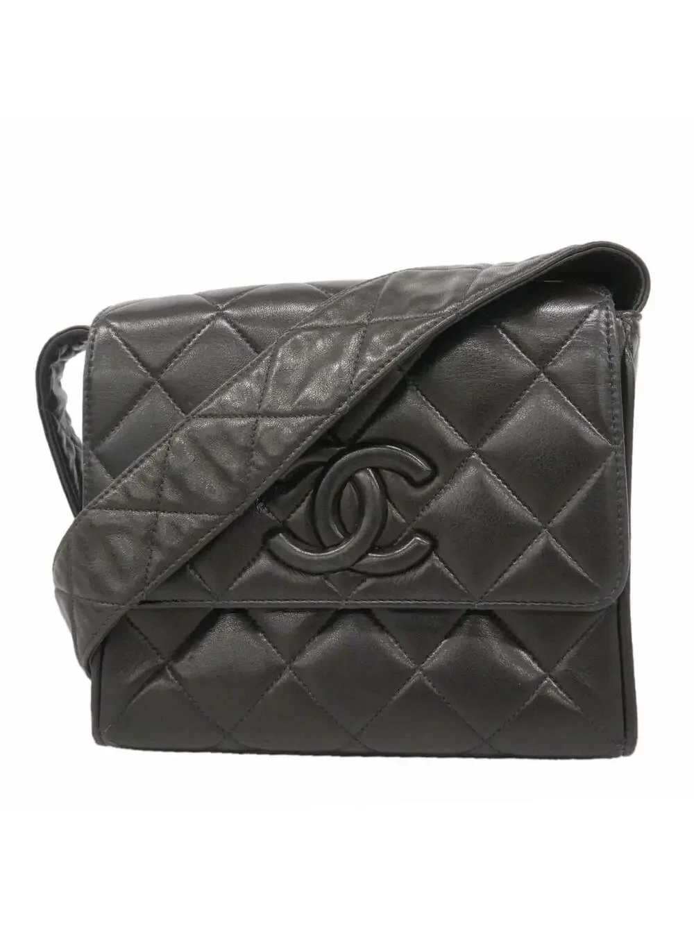 Chanel Vintage Covered Cc Flap Bag #299281C26B